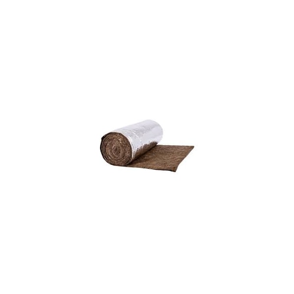 Manta Lã de Rocha Aluminizado 8000 x 1200 x 25 mm - 32kg/m3 - 1 Unidade 9,6m2
