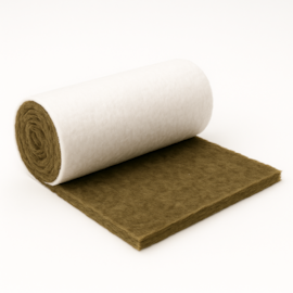 Manta Lã de Rocha Felt Branco 15000 x 1200 x 63 mm - 32kg/m3