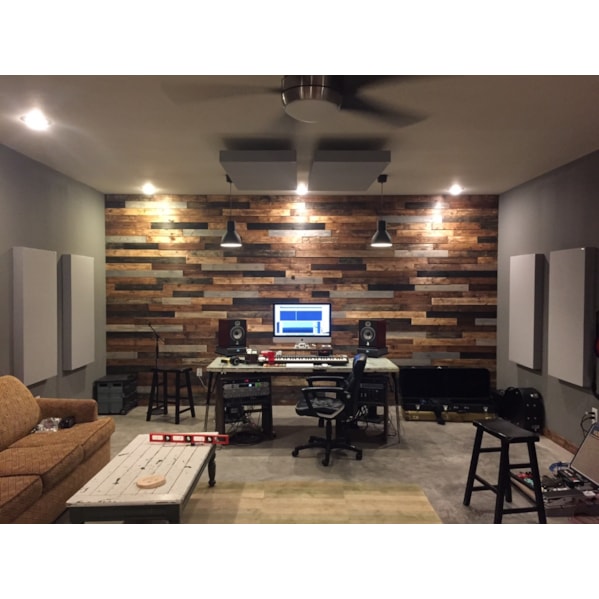 Painel Acústico Absorvedor de Ruídos Tratamento Acústico 1200 x 600 mm para Redução de Eco e Tratamento Acústico