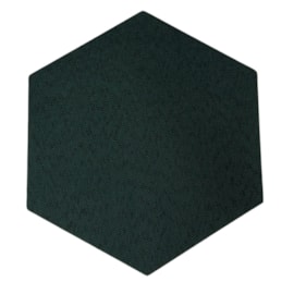 Painel Acústico Hexagonal Tecido Polipropileno 400 x 350 x 40 mm Decorativo para Redução de Eco