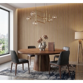 Painel Ripado c/ Base Lã de PET  2700 x 320 x 21mm Cor Bege Claro