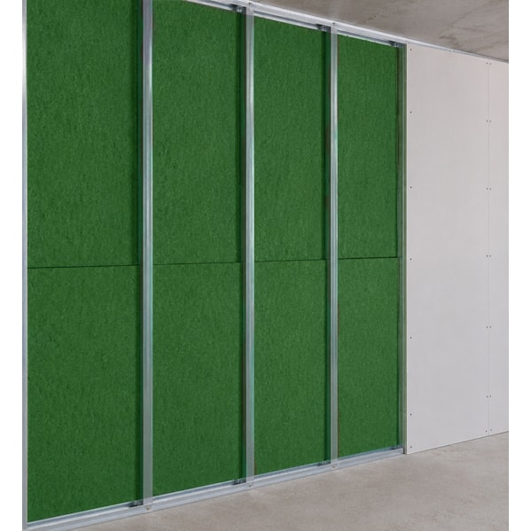 Placa de Lã de Rocha Verde  1200 x 600 x 50 mm Densidade 64 kg/m³