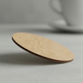 Placa de MDF Cru Disco Circular 300 x 9 mm
