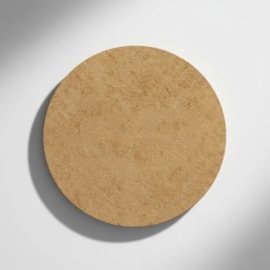 Placa de MDF Cru Disco Circular 800 x 9 mm