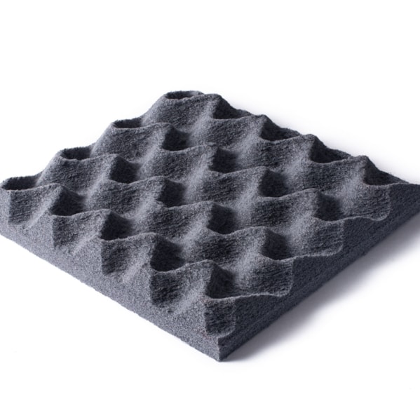 Placa Lã de PET 500 x 500 x 35 mm - Senoidal 35 kg/m3 - Cores Placa Lã de PET 500 x 500 x 35 mm - Senoidal 35 kg/m3 - Cores