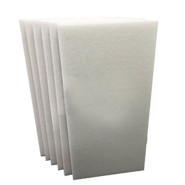 Placa Lã de PET Branca 1200 x 600 x 50mm - 25kg/m³ - 6 Unidades