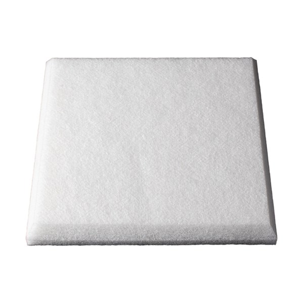 Placa Lã de PET Branca 500 x 500 x 50 mm - Modelo Lisa (35 kg/m3) (Plano)