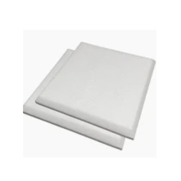 Placa Lã de PET Branca Chanfrado 600 x 600 x 50 mm Densidade 35 kg/m3