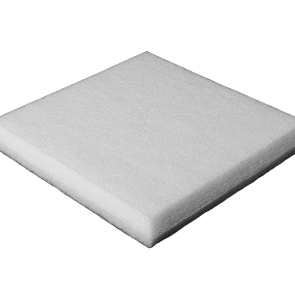 Placa Lã de PET  Lisa 500 x 500 x 25 mm Densidade 35 kg/m3 Cor Branca