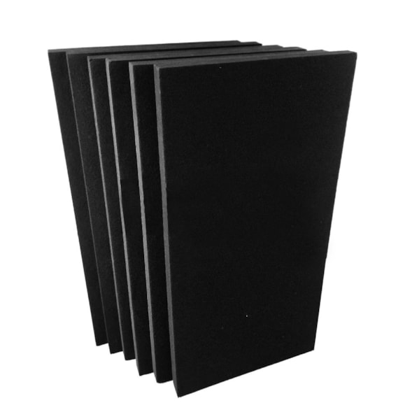 Placa Lã de PET Preto 1200 x 600 x 50 mm - 20kg/m3 - 6 Unidades Placa Lã de PET Preto 1200 x 600 x 50 mm - 20kg/m3 - 6 Unidades