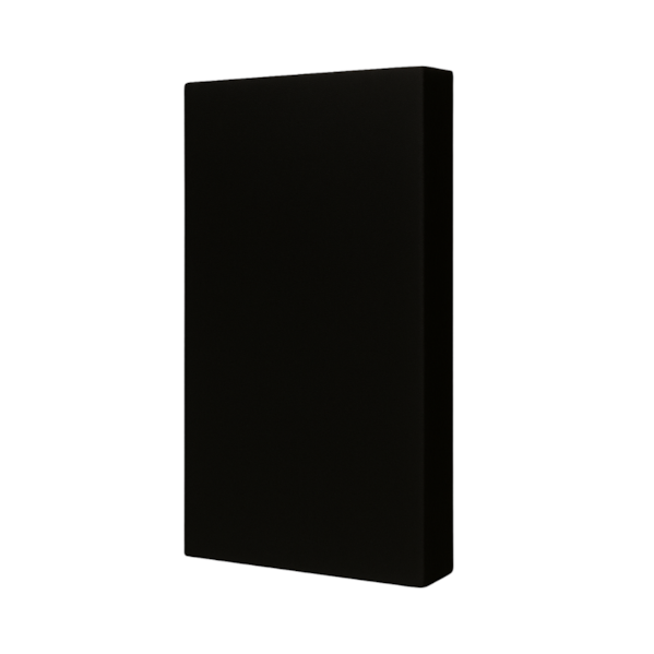 Placa Lã de PET Preto 1200 x 600 x 50 mm Densidade 30 kg/m³ Placa Lã de PET Preto 1200 x 600 x 50 mm Densidade 30 kg/m³