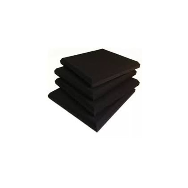 Placa Lã de PET Preto CHANFRADO 600 x 600 x 50 mm - 30kg/m3
