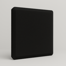 Placa Lã de PET Preto Chanfrado 600 x 600 x 50 mm Densidade 35 kg/m3