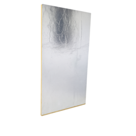 Placa Lã de Vidro Aluminizado 2F 1200 x 640 x 25 mm - 80kg/m3 - 1 Unidade 0,768m2 (RE)