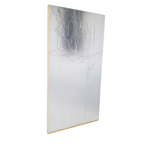 Placa Lã de Vidro Aluminizado 2F 1200 x 640 x 25 mm - 80kg/m3 - 1 Unidade 0,768m2 (RE)