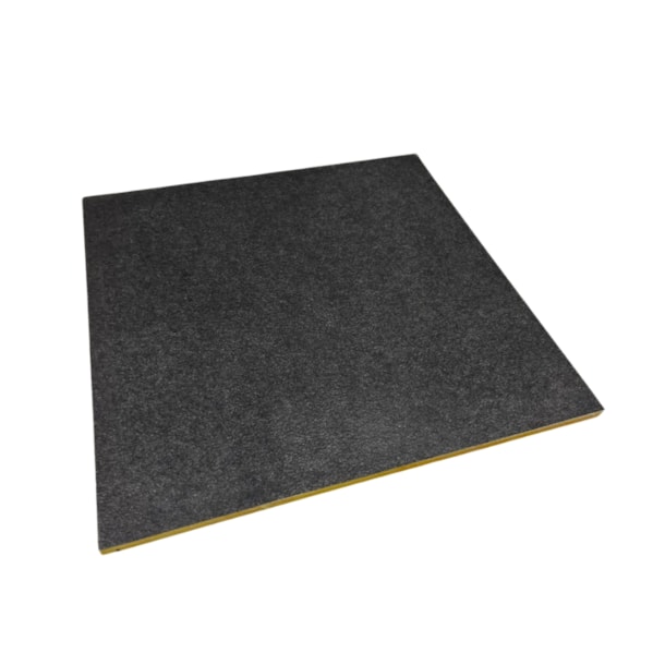 Placa Lã de Vidro Forro Ecoportal com Película Preta 600 x 600 x 15 mm Densidade 60 kg/m³ Placa Lã de Vidro Forro Ecoportal com Película Preta 600 x 600 x 15 mm Densidade 60 kg/m³