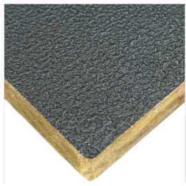 Placa Lã de Vidro Forrovid Boreal Negro 1250 x 625 x 15 mm Densidade 60 kg/m3