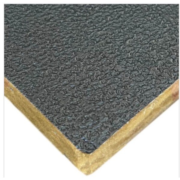 Placa Lã de Vidro Forrovid Boreal Negro 1250 x 625 x 15 mm Densidade 60 kg/m3