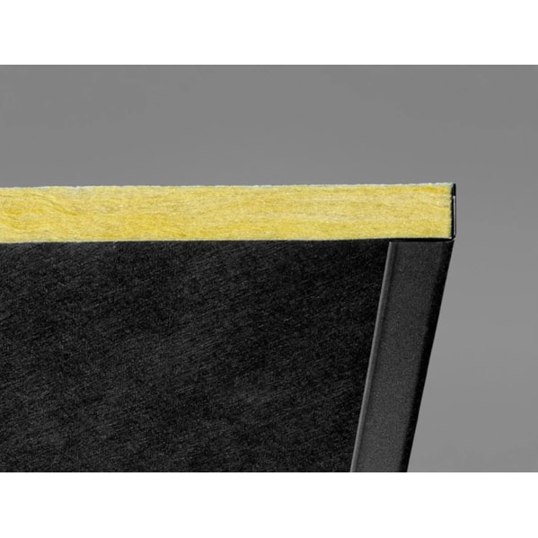 Placa Lã de Vidro Gedina Sombra 625 x 625 x 15 mm Densidade 60 kg/m