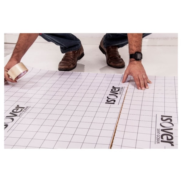 Placa Lã de Vidro Optima Piso 1200 x 1200 x 15 mm  Densidade 60 kg/m3