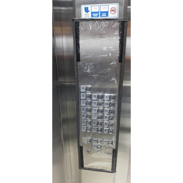 PROTETOR PLASTICO BOTOEIRA CABINE PROTETOR PLASTICO BOTOEIRA CABINE