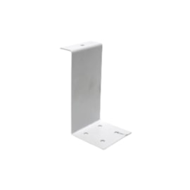 Suporte Teto Zincado para Painel Acústico Tipo Z 80 x 15 x 40 mm - Branco