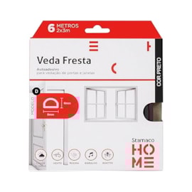 Veda Fresta Janela Porta Modelo D 6 metros