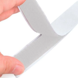 Velcro  Adesivo 50 mm - Macho e Femea - Branco - Metro