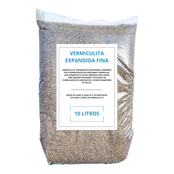 Vermiculita Expandida Fina - 10 Litros